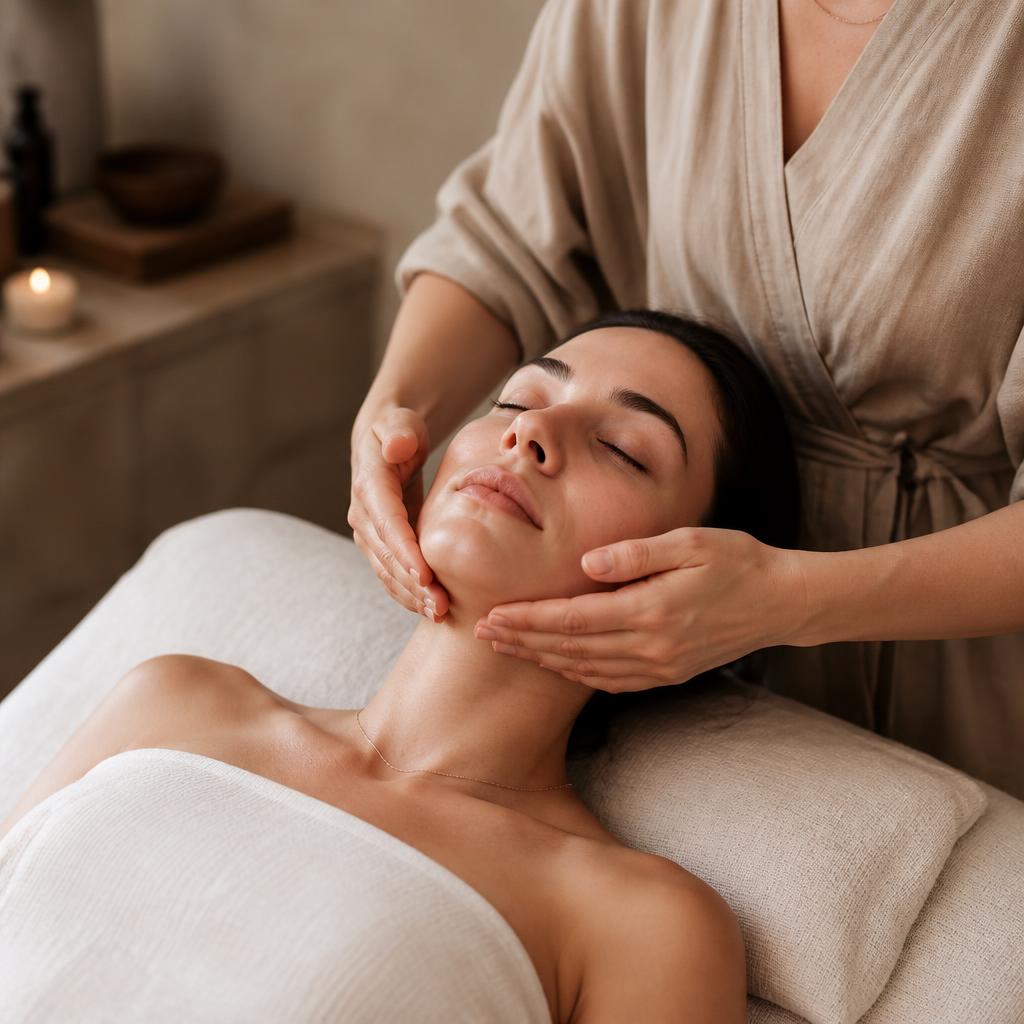 Entspannende Massage im Luna Beauty Studio